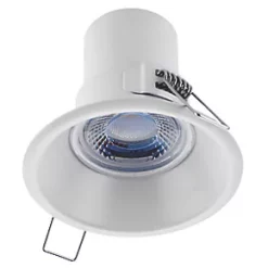 LAP CosmosEco Fixed Fire Rated LED Anti-Glare Downlight White 4W 500lm