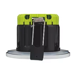 Luceco FTYPE COMPACT Fixed Cylinder Fire Rated LED Downlight White 6W 600lm -Indoor Lighting Sales Store 114KJ A3