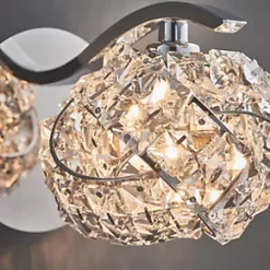 Quay Design Pippa LED Wall Light Chrome 2W 210lm -Indoor Lighting Sales Store 114VH A3