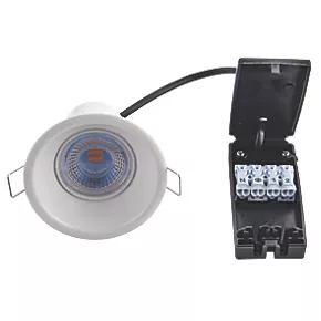 LAP CosmosEco Fixed Fire Rated LED Anti-Glare Downlight White 4W 500lm 4 LAP CosmosEco Fixed Fire Rated LED Anti-Glare Downlight White 4W 500lm - Image 2