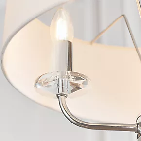 Quay Design Polaris 3-Light Pendant Bright Nickel 6 Quay Design Polaris 3-Light Pendant Bright Nickel - Image 4