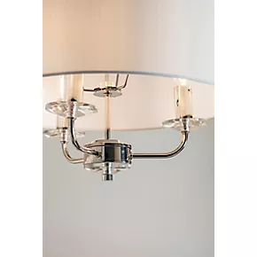 Quay Design Polaris 3-Light Pendant Bright Nickel 8 Quay Design Polaris 3-Light Pendant Bright Nickel - Image 6