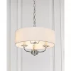 Quay Design Polaris 3-Light Pendant Bright Nickel -Indoor Lighting Sales Store 131VG P