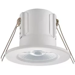 LAP Cosmoseco Fixed Fire Rated LED Downlight White 5.8W 450lm