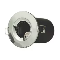 LAP Fixed Fire Rated Downlight Polished Chrome -Indoor Lighting Sales Store 1643V A2