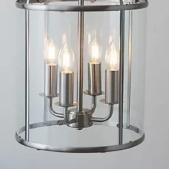 Quay Design Liberty 4-Light Pendant Satin Nickel -Indoor Lighting Sales Store 169VG A5