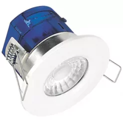 Aurora X7 Fixed Fire Rated LED Downlight White 7W 580lm