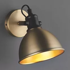 Quay Design Orion Adjustable Wall Spotlight Antique Brass