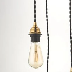Quay Design Cable Set 3-Light Cable Set Pendant Antique Brass -Indoor Lighting Sales Store 199VG A3