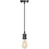 4lite LED Vintage Pendant Blackened Silver 7.5W 645lm