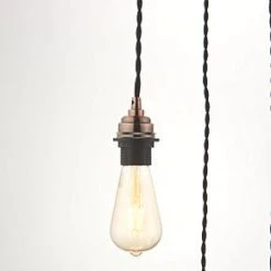Quay Design Cable Set 3-Light Cable Set Pendant Antique Copper -Indoor Lighting Sales Store 208VG A3