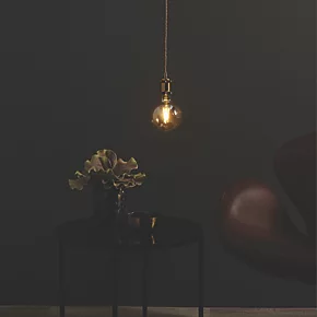 4lite LED Vintage Pendant Antique Brass 7.5W 690lm 4 4lite LED Vintage Pendant Antique Brass 7.5W 690lm - Image 2