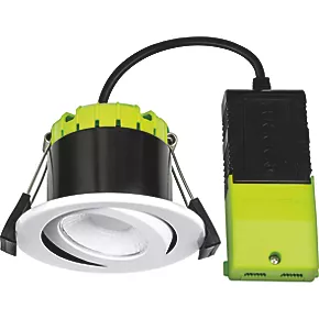 Luceco FType Compact Adjustable Cylinder Fire Rated LED Downlight White 6W 600lm 8 Luceco FType Compact Adjustable Cylinder Fire Rated LED Downlight White 6W 600lm - Image 6