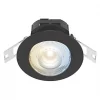 Calex SMD 220-240V 2700-6500K Adjustable Tilting Head LED Smart Downlight With Variable White Light Black 4.9W 345lm 2 Calex SMD 220-240V 2700-6500K Adjustable Tilting Head LED Smart Downlight With Variable White Light Black 4.9W 345lm -Indoor Lighting Sales Store 262RT P