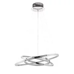 Quay Design Kitalpha LED Pendant Light Chrome 41W 2450lm -Indoor Lighting Sales Store 269VG A2
