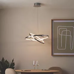 Quay Design Kitalpha LED Pendant Light Chrome 41W 2450lm -Indoor Lighting Sales Store 269VG A5