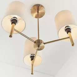 Quay Design Sophia 3-Light Ceiling Antique Brass 11 Quay Design Sophia 3-Light Ceiling Antique Brass -Indoor Lighting Sales Store 296VG A3