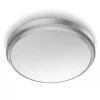 Philips BALANCE CL257 LED Moisture Resistant Ceiling Light Nickel 6W 600lm