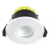 Luceco FType Fixed Fire Rated LED Downlight Matt White 4W 400lm -Indoor Lighting Sales Store 316JK P