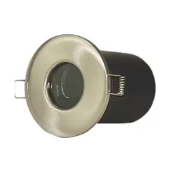 LAP Fixed Fire Rated Downlight Brushed Steel -Indoor Lighting Sales Store 3186V A2