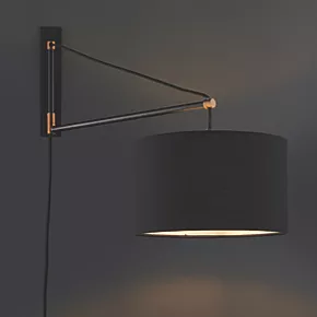 Quay Design Carter Wall Light Matt Black 5 Quay Design Carter Wall Light Matt Black - Image 3