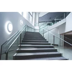 Luceco Decorative LED Indoor Bulkhead White / Chrome 15W 1300 / 1400 / 1500lm -Indoor Lighting Sales Store 333KJ A4