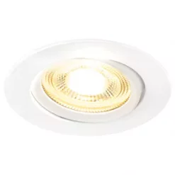 LAP Tilt LED Downlight White 4.5W 420lm -Indoor Lighting Sales Store 347PP A3