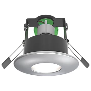 4lite WiZ Connected Fixed Fire Rated LED Smart Downlight Polished Chrome 4.9W 345lm 3 4lite WiZ Connected Fixed Fire Rated LED Smart Downlight Polished Chrome 4.9W 345lm