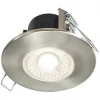 Collingwood DT4 Fixed Fire Rated LED Downlight Brushed Steel 4.6W 490lm -Indoor Lighting Sales Store 349CF P