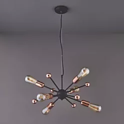 Quay Design Hansen LED Adjustable Multi-Arm Pendant Copper 12W 210lm -Indoor Lighting Sales Store 349VH A3