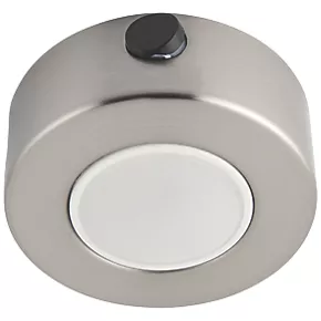 LAP Iris Round LED CCT Cabinet Downlight Satin Nickel 5W 400lm 3 LAP Iris Round LED CCT Cabinet Downlight Satin Nickel 5W 400lm