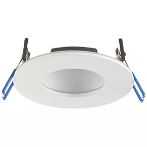 LAP IndoPro Fixed Fire Rated LED Downlight White 9W 450lm 3 LAP IndoPro Fixed Fire Rated LED Downlight White 9W 450lm