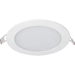 Luceco ECO Circular Fixed LED Low Profile Slimline Downlight White 15W 720lm
