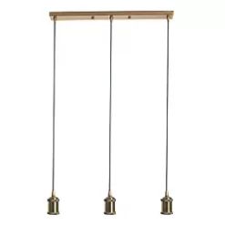 4lite Decorative Bar Pendant Antique Brass
