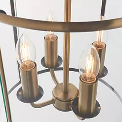 Quay Design Liberty 4-Light Pendant Antique Brass -Indoor Lighting Sales Store 414VG A5