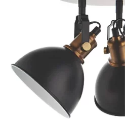 Quay Design Orion Round 3-Light Spotlight Matt Black -Indoor Lighting Sales Store 415VG A2