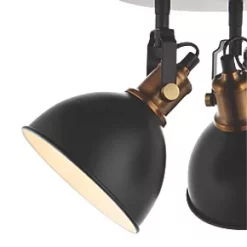 Quay Design Orion Round 3-Light Spotlight Matt Black -Indoor Lighting Sales Store 415VG A3