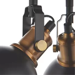 Quay Design Orion Round 3-Light Spotlight Matt Black -Indoor Lighting Sales Store 415VG A4