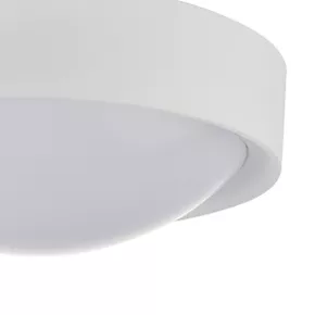 Circular Bathroom Ceiling Light Matt White 4 Circular Bathroom Ceiling Light Matt White - Image 2