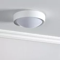 Circular Bathroom Ceiling Light Matt White 8 Circular Bathroom Ceiling Light Matt White -Indoor Lighting Sales Store 43441 A2