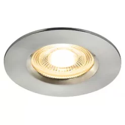 LAP Fixed LED Downlights Brushed Nickel 4.5W 420lm 10 Pack -Indoor Lighting Sales Store 436PP A3