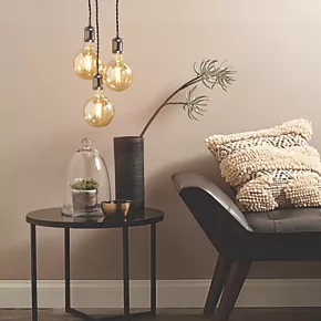 4lite LED Vintage Pendant Blackened Silver 7.5W 690lm 4 4lite LED Vintage Pendant Blackened Silver 7.5W 690lm - Image 2