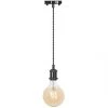 4lite LED Vintage Pendant Blackened Silver 7.5W 690lm -Indoor Lighting Sales Store 461VH P