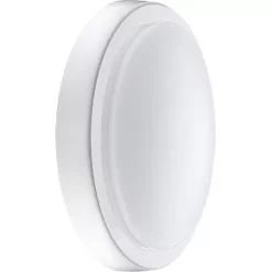 Luceco LED Decorative Indoor Bulkhead White & Chrome 14W 1300lm