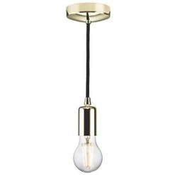 Knightsbridge 8270PB Contemporary Pendant Polished Brass -Indoor Lighting Sales Store 466TY A2
