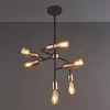 Quay Design Hansen LED 6-Light Fixed Multi-Arm Pendant Copper 12W 210lm -Indoor Lighting Sales Store 466VH P