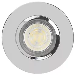 LAP Fixed LED Downlight Chrome 4.5W 400lm -Indoor Lighting Sales Store 470PP A2