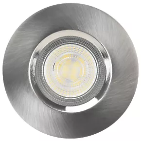 LAP Fixed LED Downlight Brushed Nickel 4.5W 420lm 5 LAP Fixed LED Downlight Brushed Nickel 4.5W 420lm - Image 3