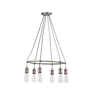 Quay Design Stafford LED Pendant Light Aged Pewter 12W 210lm 5 Quay Design Stafford LED Pendant Light Aged Pewter 12W 210lm - Image 3