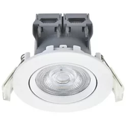 LAP Adjustable LED Downlight White 5W 370lm